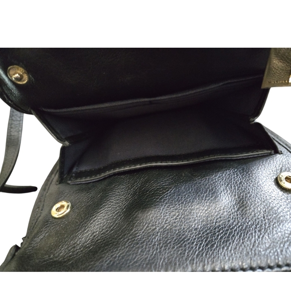 Tommy Hilfiger Black Crossbody Bag with Gold Accents - Picture 3 of 7